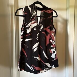 Choker neck, light chiffon dress top